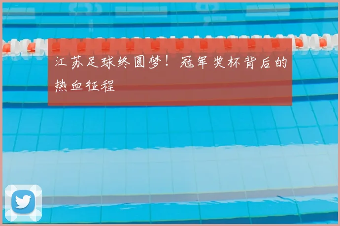 江苏足球终圆梦!冠军奖杯背后的热血征程